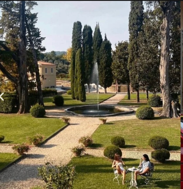 Giardini di una villa toscana — pomeriggio VIVO